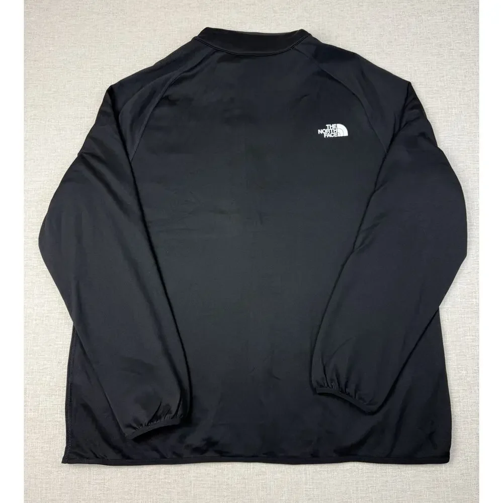 The North Face Men’s XXL Black 1/4 Zip Pullover Stretch Jacket FlashDry